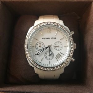 Michael Kors white acrylic Watch